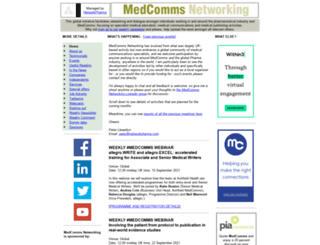 medcommsnetworking.co.uk screenshot