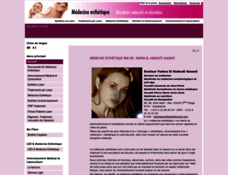 medecine-esthetique-maroc.com screenshot