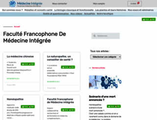 medecine-integree.com screenshot