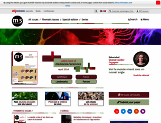 medecinesciences.org screenshot