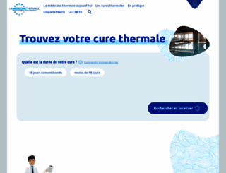 medecinethermale.fr screenshot