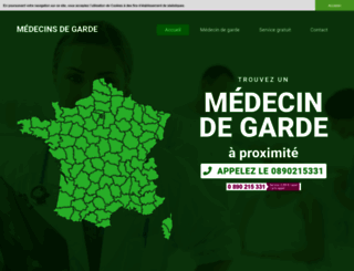 medecins-de-garde.net screenshot