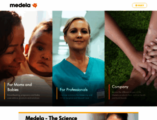 medela.com screenshot