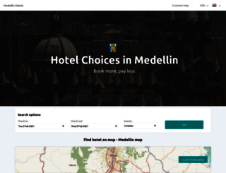 medellin-hotels.com screenshot