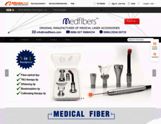 medfibers.en.alibaba.com screenshot