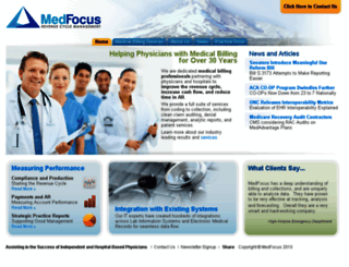 medfocusrcm.com screenshot
