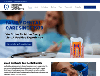 medford-dentalassociates.com screenshot