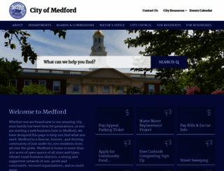 medfordma.org screenshot