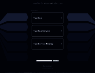 medfordmetrotaxicab.com screenshot