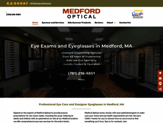 medfordoptical.com screenshot