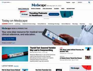 medgenmed.medscape.com screenshot