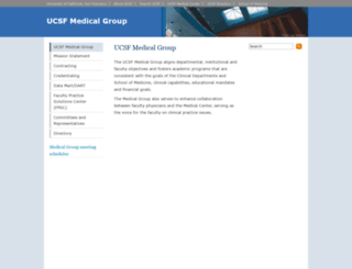 medgroup.ucsf.edu screenshot