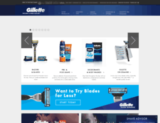 media.gillette.com screenshot