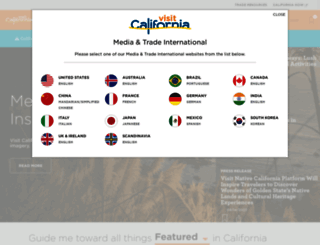 media.visitcalifornia.com screenshot