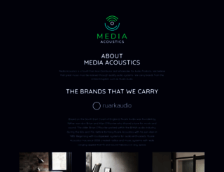 mediaacoustics.com screenshot