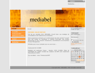 mediabel.fr screenshot