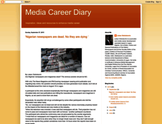 mediacareerdiary.blogspot.com screenshot