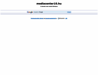 mediacenter10.hu screenshot