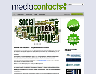 mediacontactspro.com screenshot