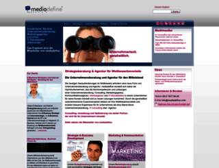 mediadefine.com screenshot