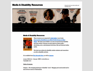 mediadisability.wordpress.com screenshot