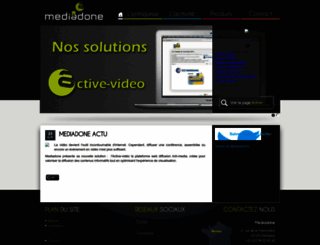 mediadone.fr screenshot