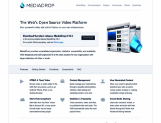 mediadrop.net screenshot