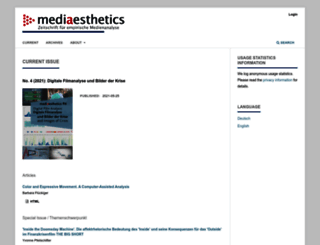 mediaesthetics.org screenshot