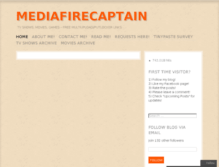 mediafirecaptain.wordpress.com screenshot