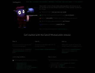 mediagoblin.org screenshot