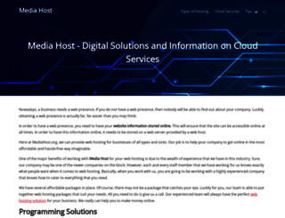 mediahost.org screenshot