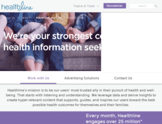 mediakit.healthline.com screenshot