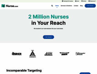mediakit.nurse.com screenshot