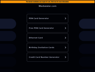 medialater.com screenshot