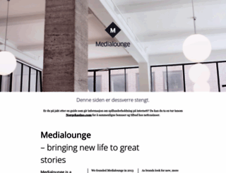 medialounge.no screenshot