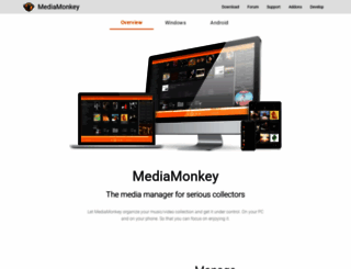 mediamonkey.com screenshot