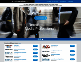 mediarecruiter.com screenshot