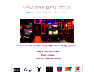 mediarightproductions.com screenshot