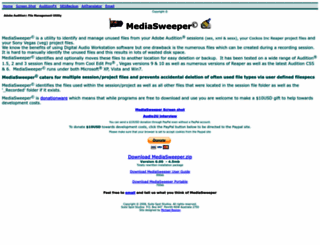 mediasweeper.com.au screenshot