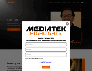 mediatek.com screenshot