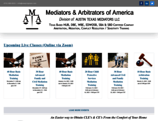 mediatorsandarbitratorsofamerica.com screenshot