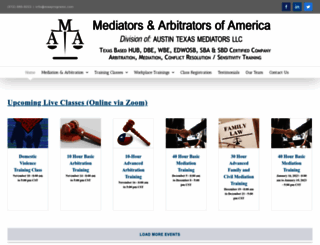 mediatorsoftexas.com screenshot