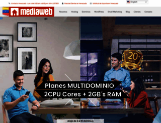 mediaweb.com.ve screenshot