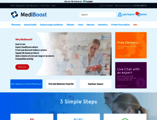 mediboost.healthcare screenshot
