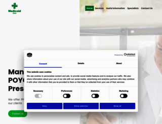medicaidclinics.com screenshot