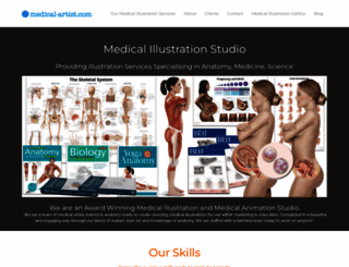 medical-artist.com screenshot