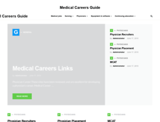 medical-careers-guide.com screenshot