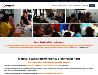 medical-electives.net screenshot