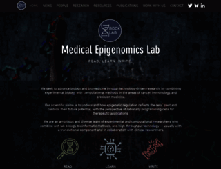 medical-epigenomics.org screenshot