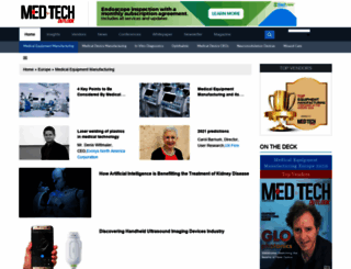 medical-equipment-manufacturing-europe.medicaltechoutlook.com screenshot